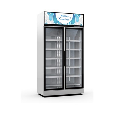 Uppréttur kæliskápur